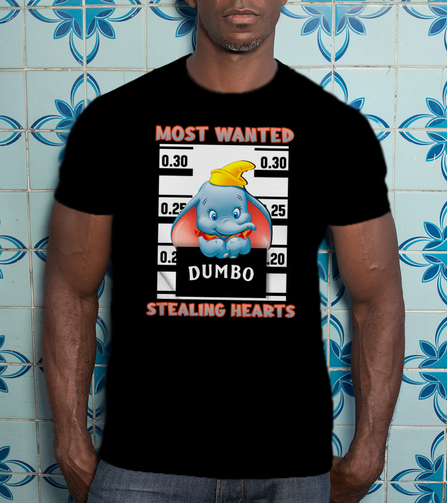 Most Wanted Dumbo Stealing Hearts T-Shirt