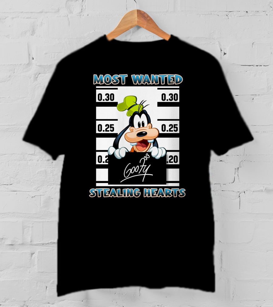 Most Wanted Goofy Stealing Hearts T-Shirt