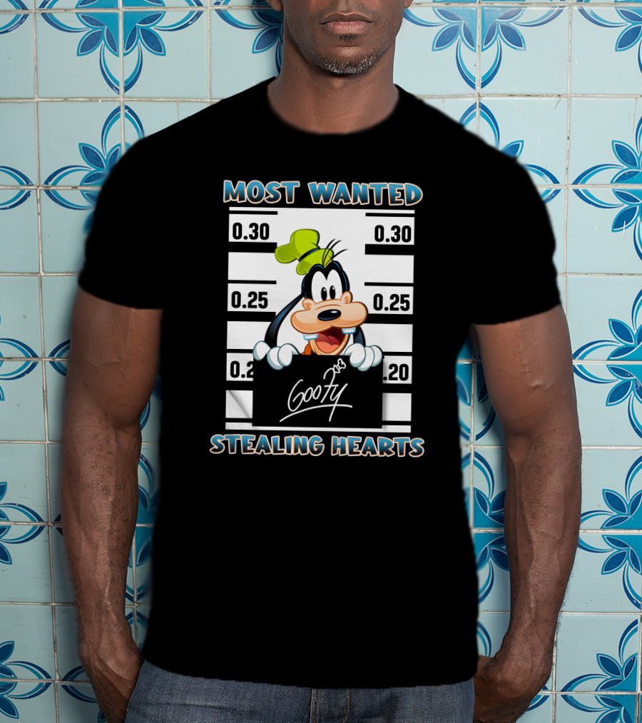 Most Wanted Goofy Stealing Hearts T-Shirt