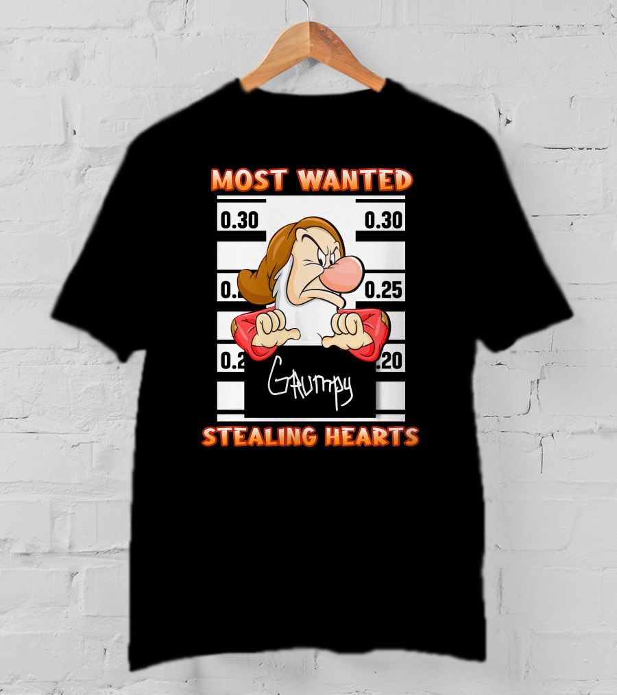Most Wanted Grumpy Stealing Hearts T-Shirt