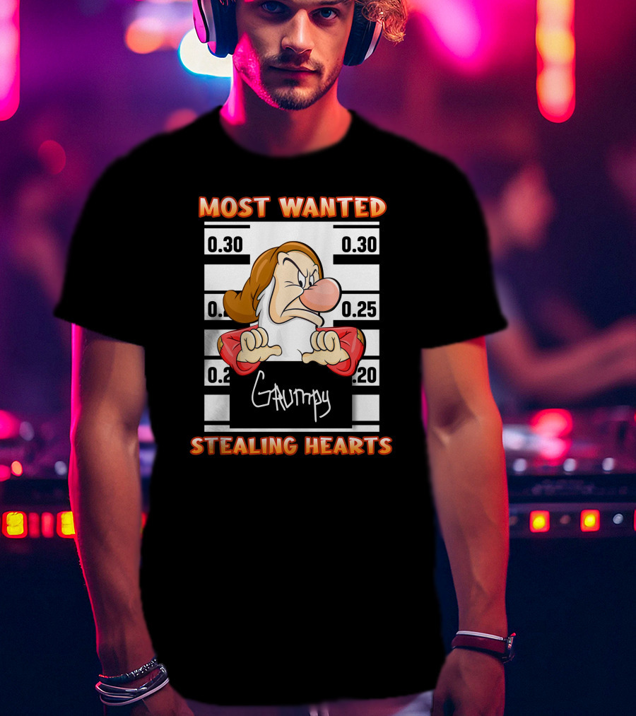 Most Wanted Grumpy Stealing Hearts T-Shirt