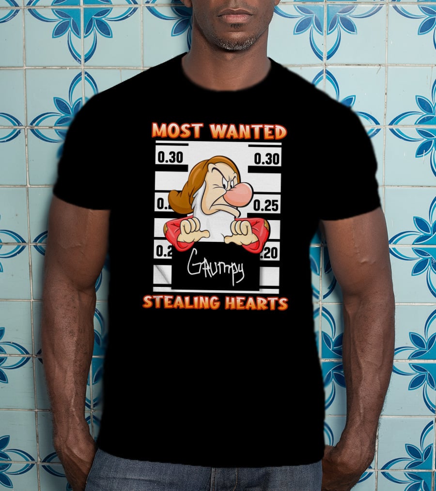 Most Wanted Grumpy Stealing Hearts T-Shirt