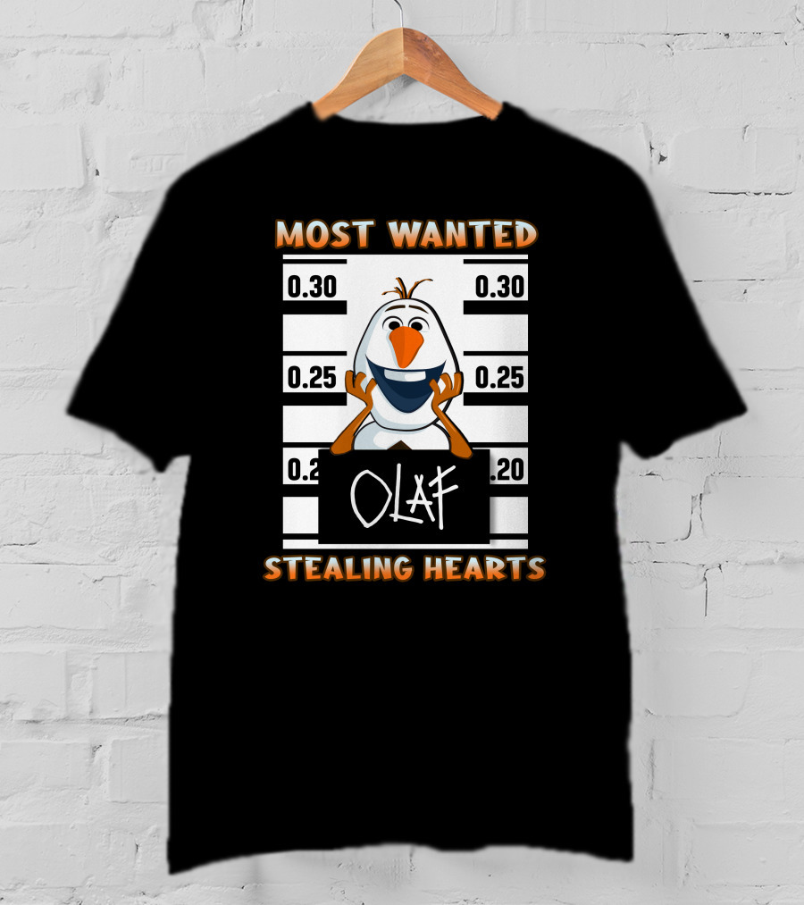 Most Wanted Olaf Stealing Hearts T-Shirt
