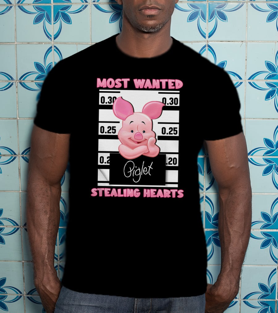 Most Wanted Piglet Stealing Hearts T-Shirt