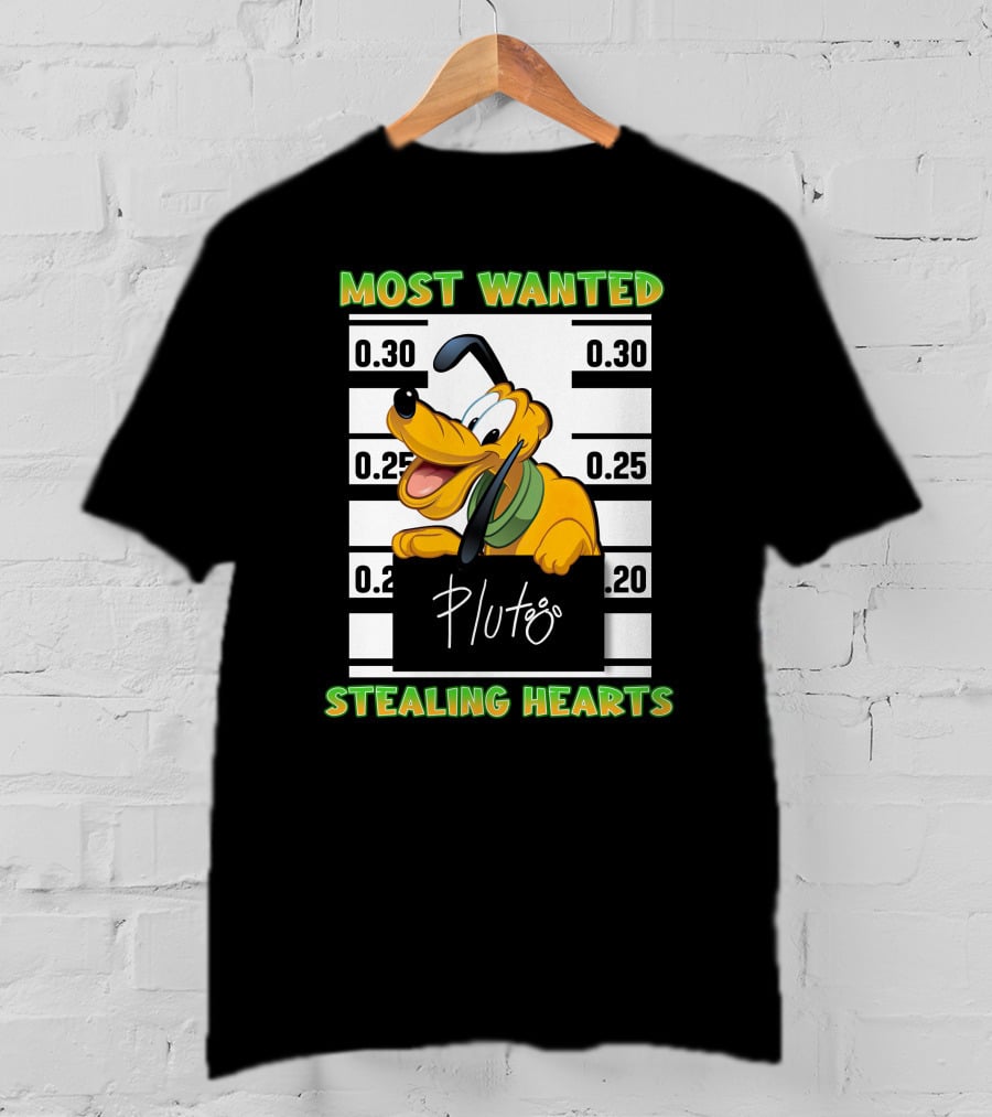 Most Wanted Stealing Hearts Pluto T-Shirt