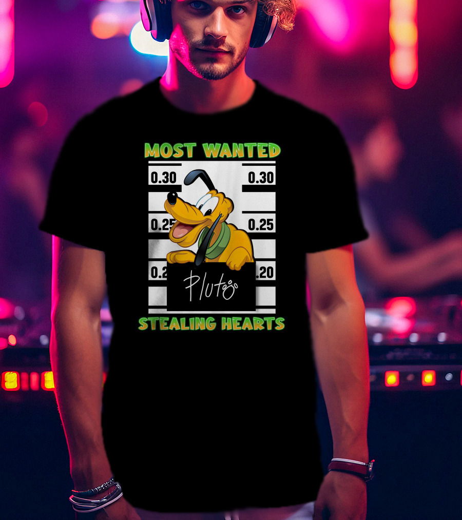 Most Wanted Stealing Hearts Pluto T-Shirt