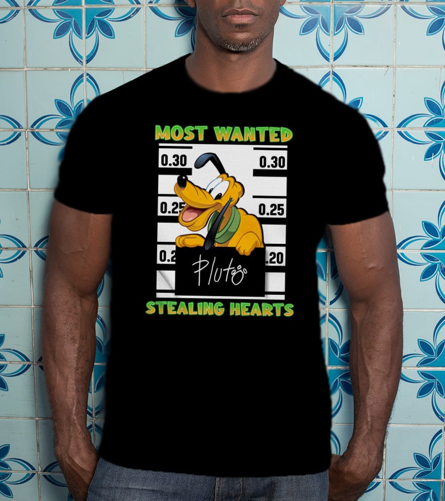 Most Wanted Stealing Hearts Pluto T-Shirt
