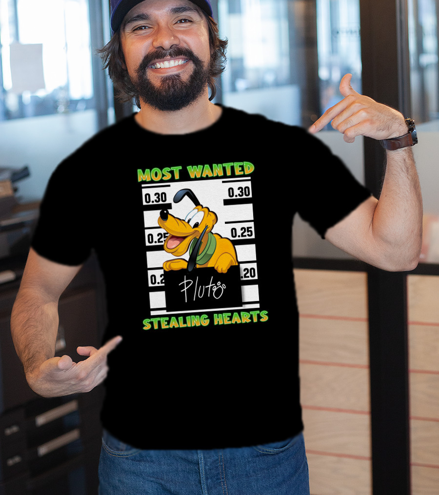 Most Wanted Stealing Hearts Pluto T-Shirt