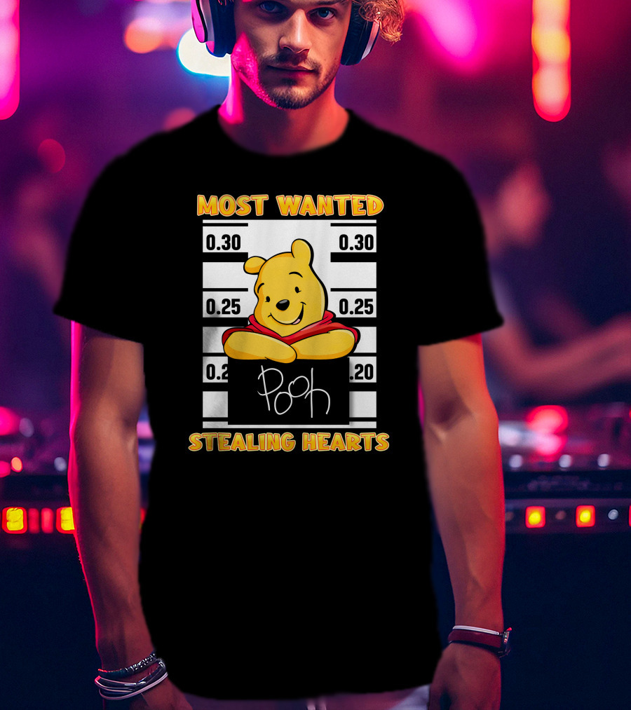 Most Wanted Pooh Stealing Hearts T-Shirt