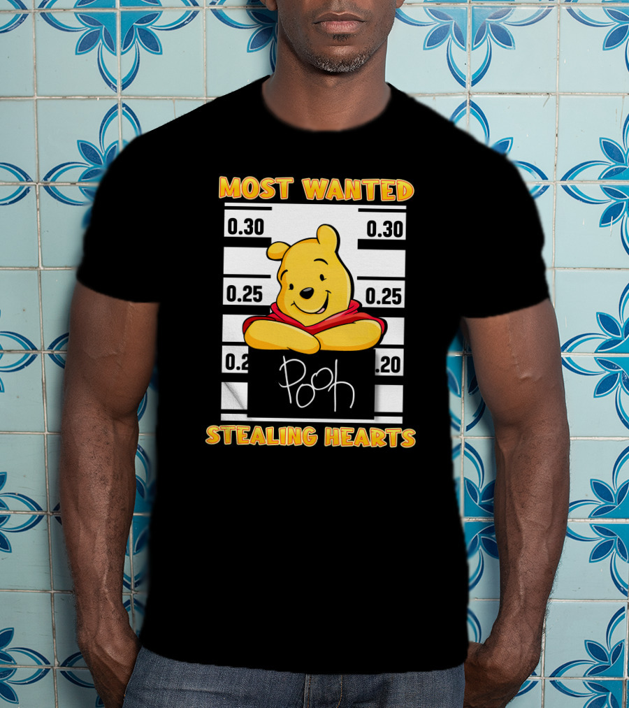 Most Wanted Pooh Stealing Hearts T-Shirt