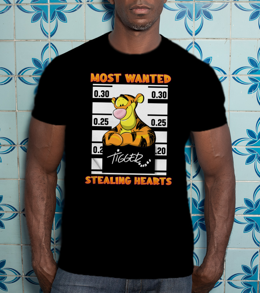 Most Wanted Tigger Stealing Hearts T-Shirt