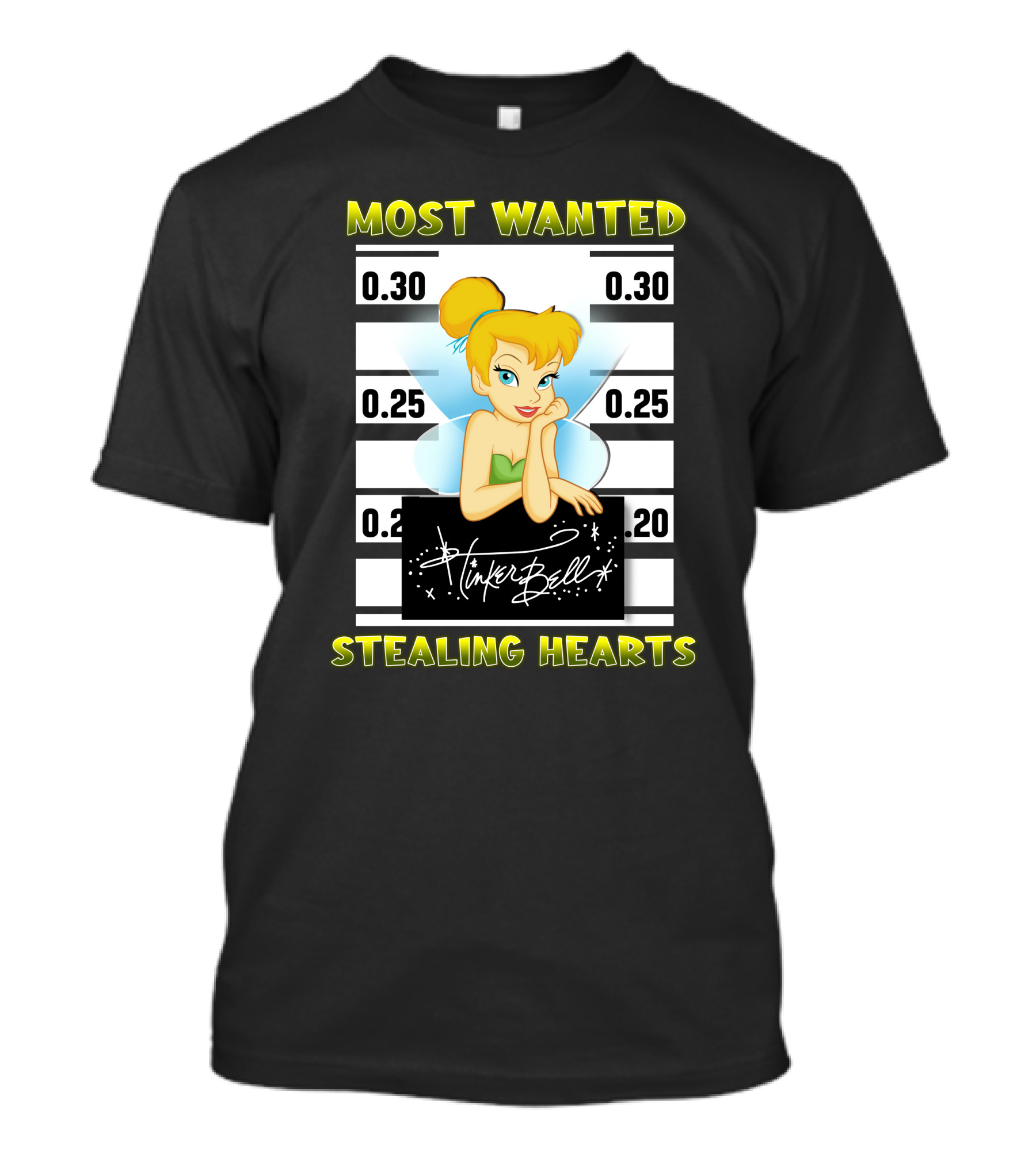 Most Wanted Tinkerbell Stealing Hearts T-Shirt