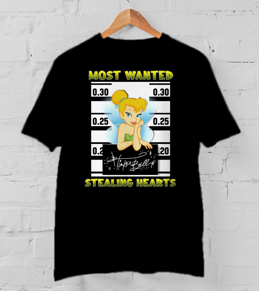 Most Wanted Tinkerbell Stealing Hearts T-Shirt