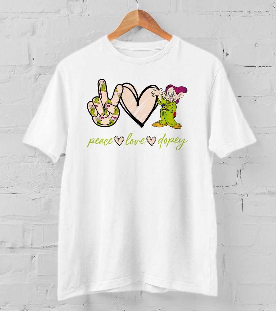 Peace Love Dopey T-Shirt