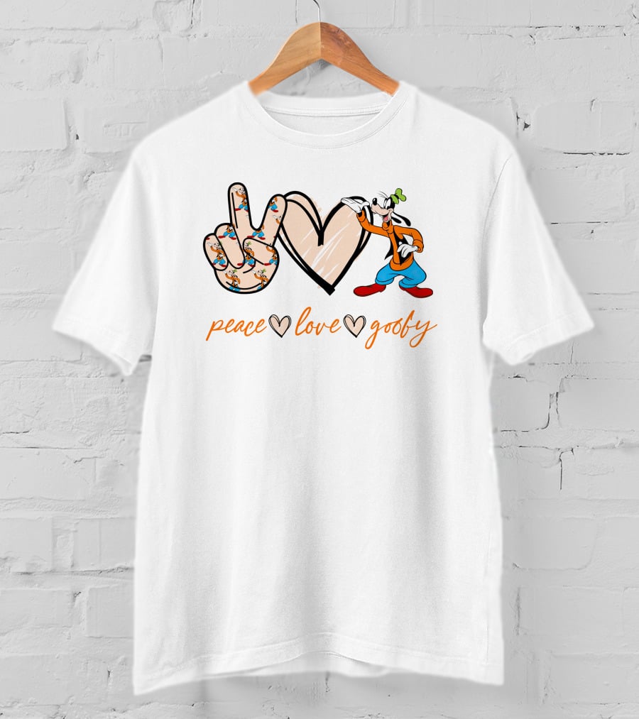 Peace Love Goofy T-Shirt