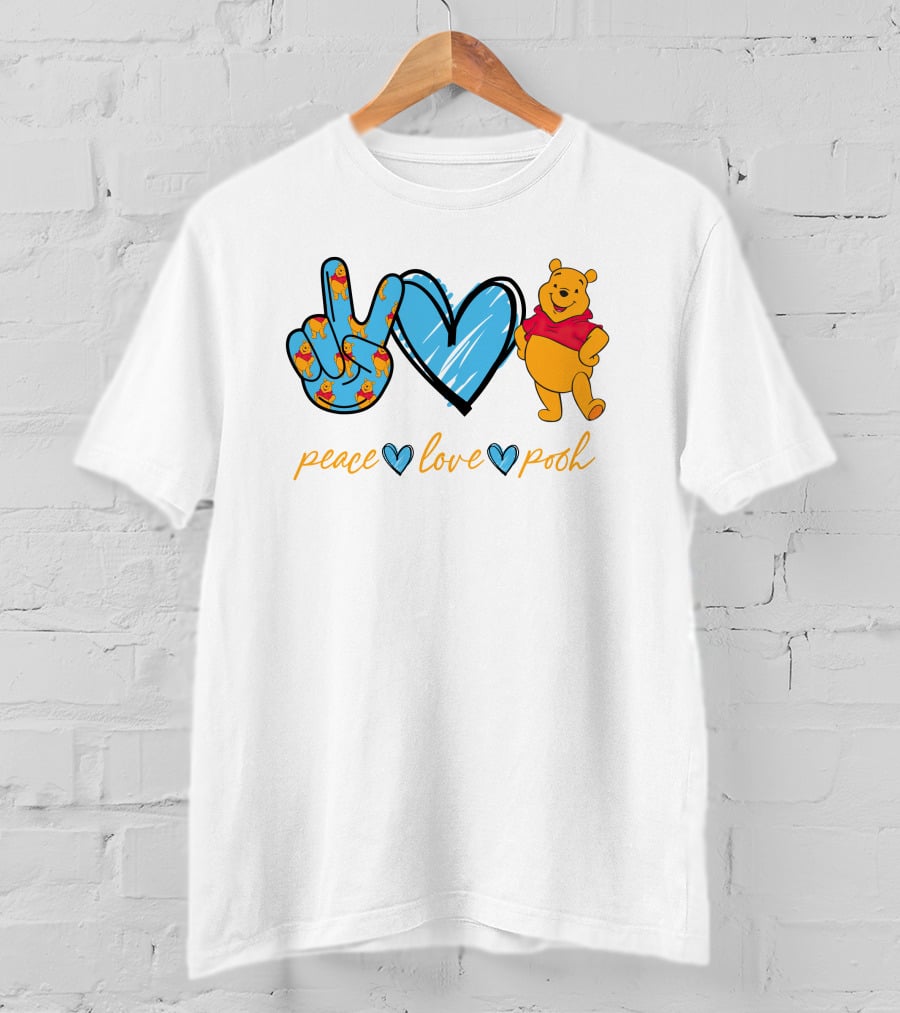 Peace Love Pooh T-Shirt