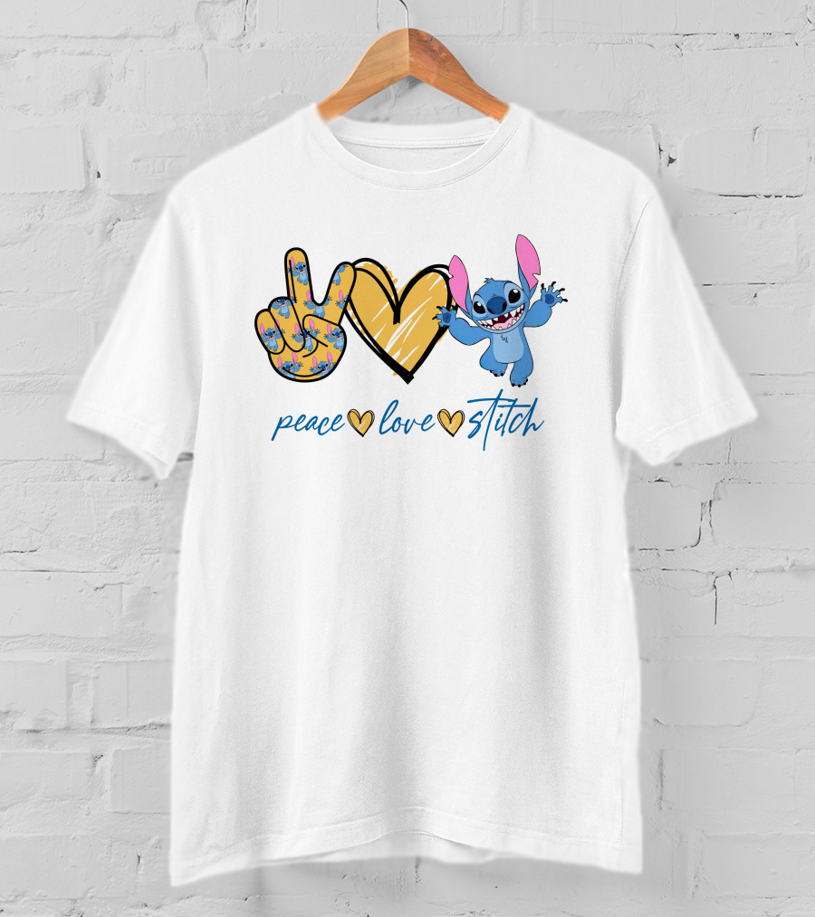 Peace Love Stitch T-Shirt