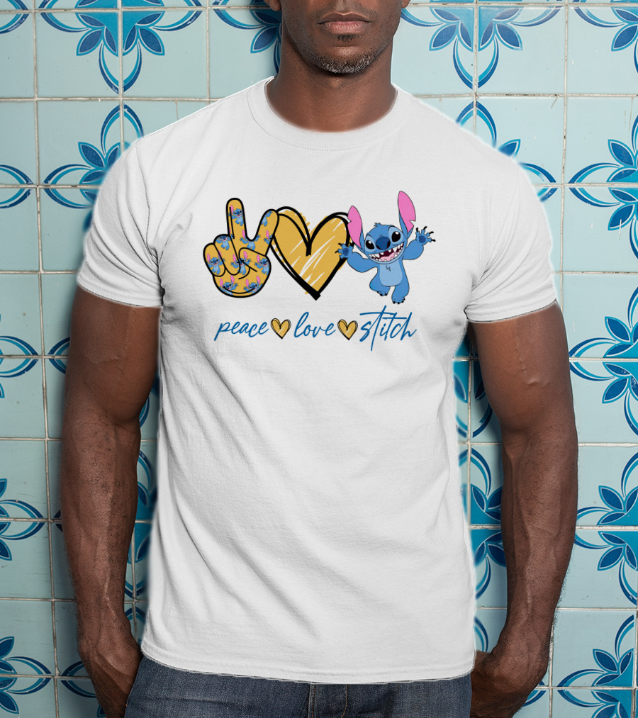 Peace Love Stitch T-Shirt