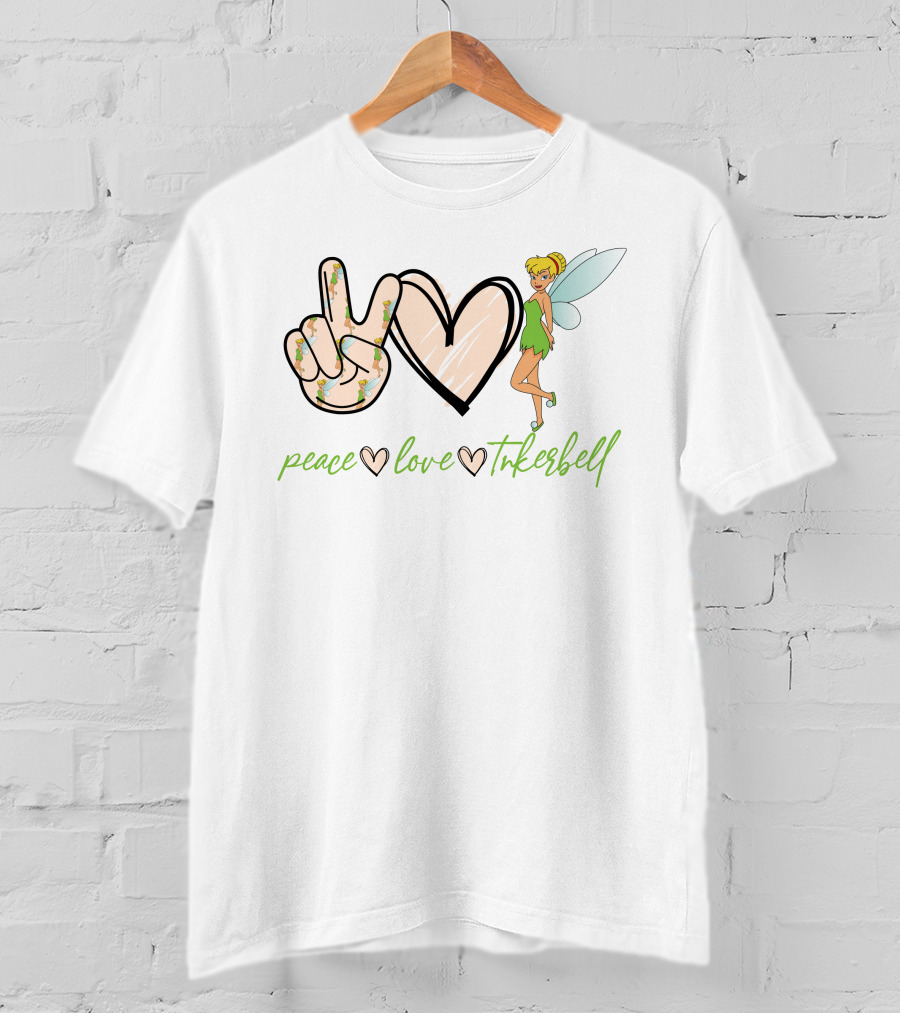 Peace Love Tinkerbell T-Shirt