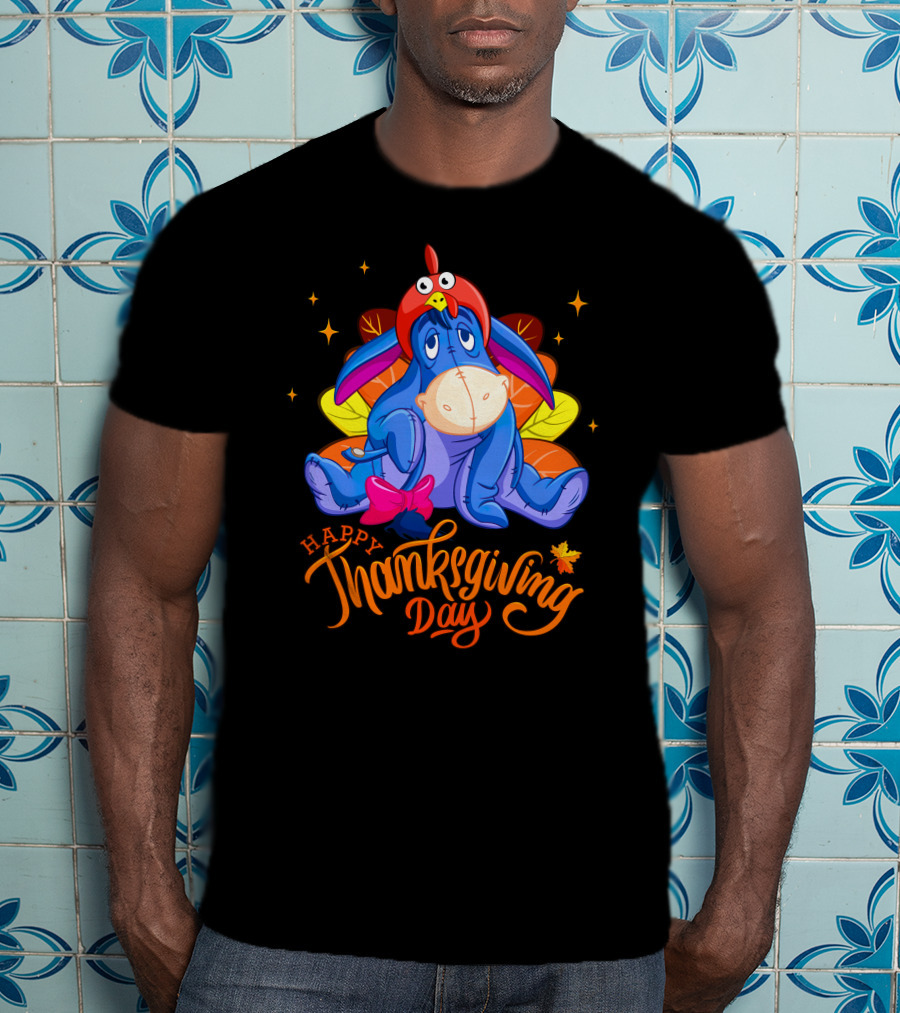 Eeyore Happy Thanksgiving Day Turkey Costume T-Shirt