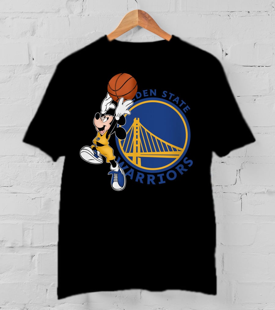 Mickey Golden State Warriors Basketball T-Shirt