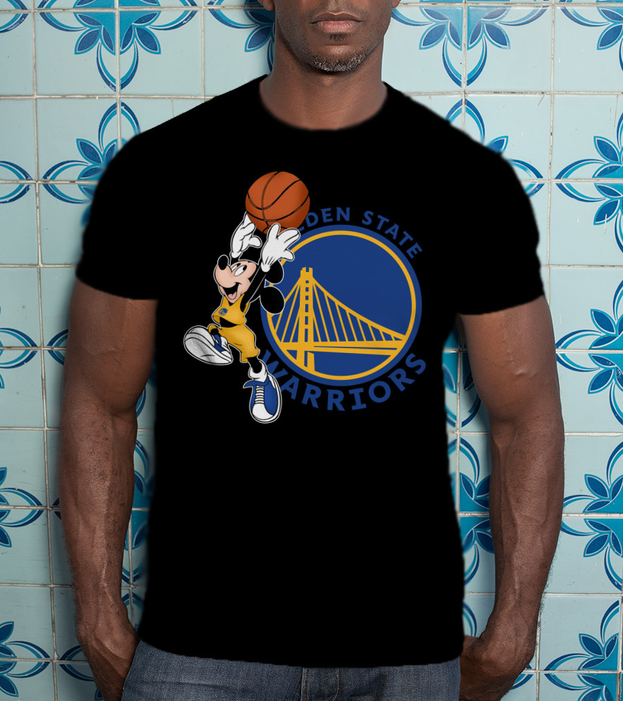Mickey Golden State Warriors Basketball T-Shirt