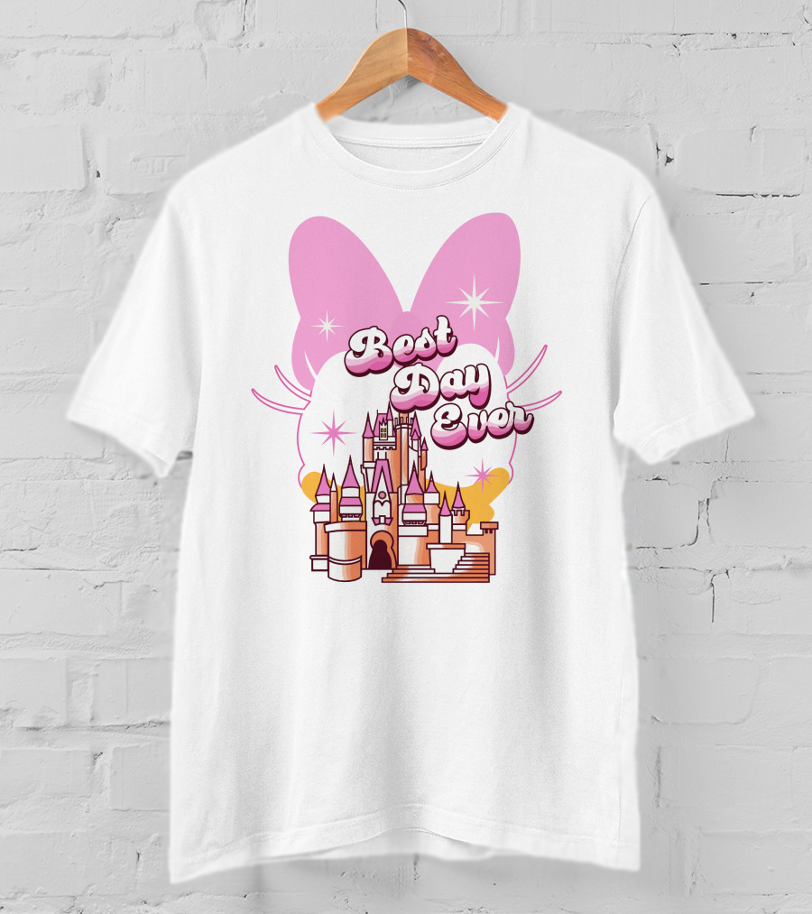 Best Day Ever Castle And Bow T-Shirt