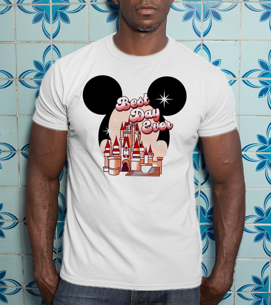 Best Day Ever Mickey Castle T-Shirt
