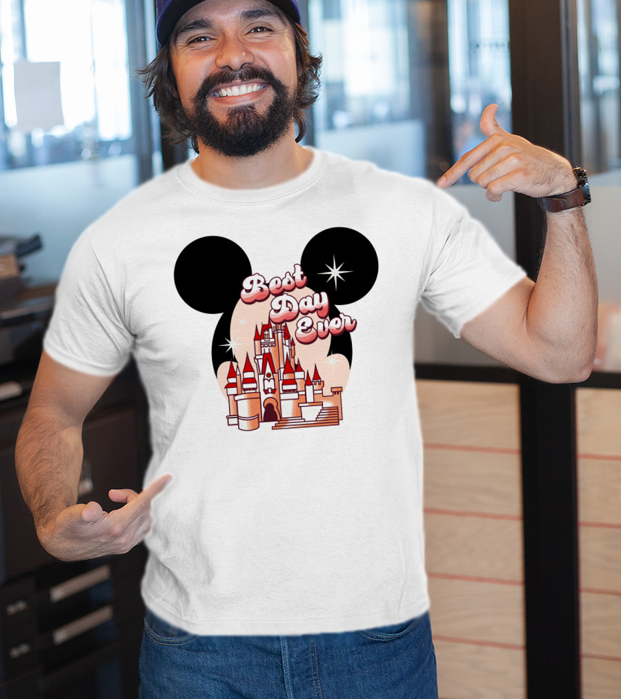 Best Day Ever Mickey Castle T-Shirt