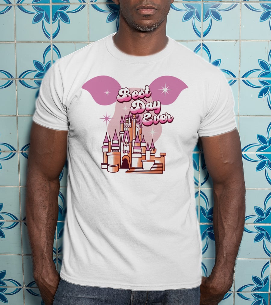 Best Day Ever Piglet Ears Castle Magic Stars T-Shirt