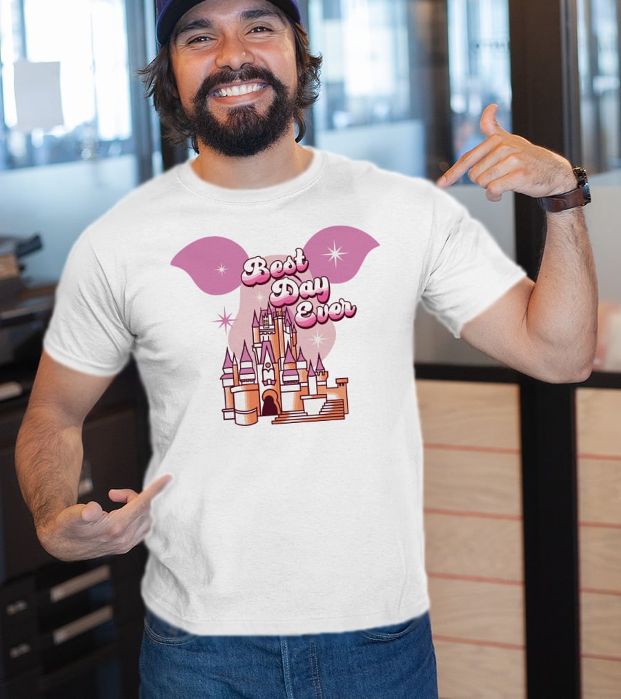Best Day Ever Piglet Ears Castle Magic Stars T-Shirt