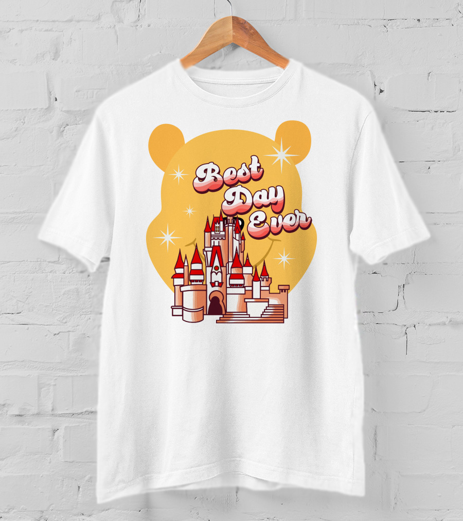 Best Day Ever Pooh Castle T-Shirt