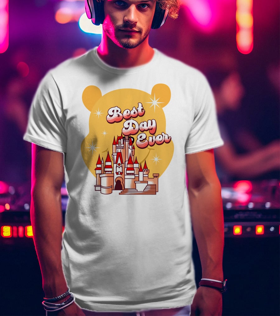 Best Day Ever Pooh Castle T-Shirt