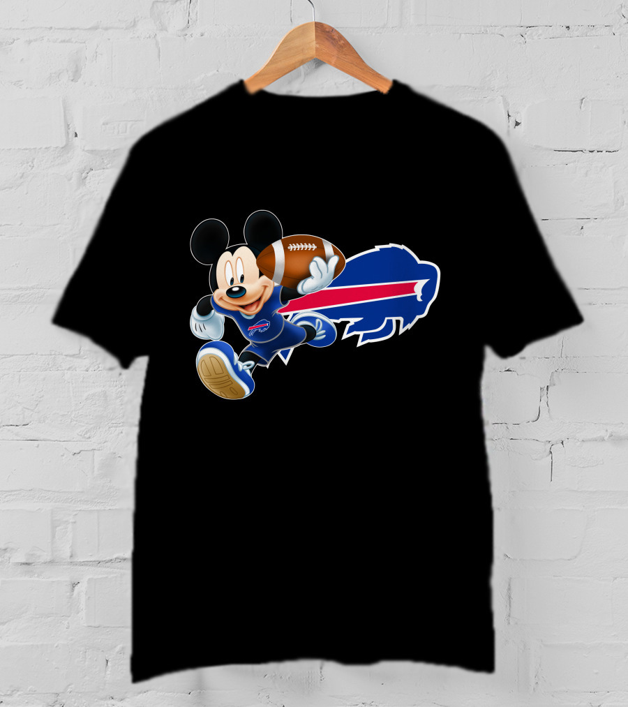 Mickey Mouse Buffalo Bills Football T-Shirt