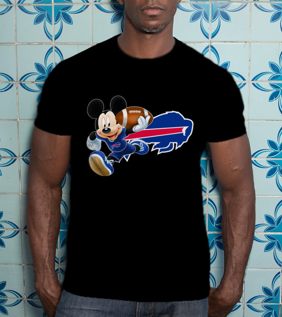 Mickey Mouse Buffalo Bills Football T-Shirt
