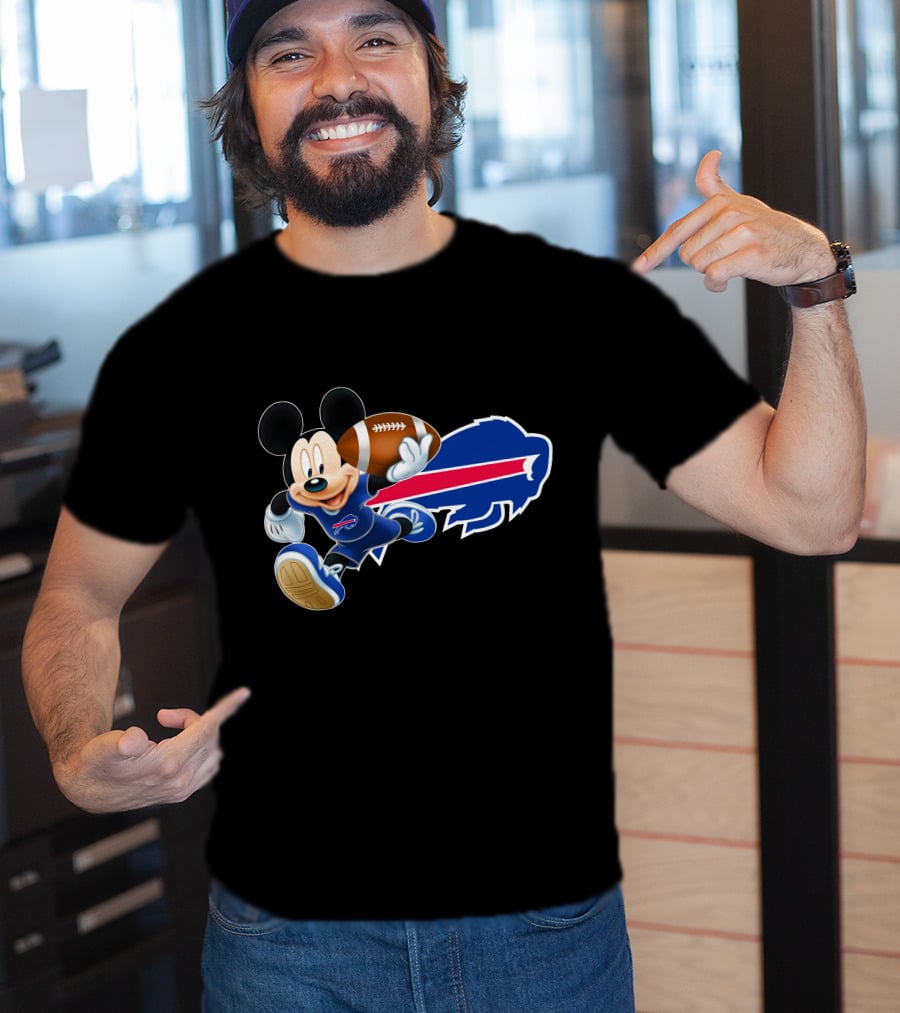 Mickey Mouse Buffalo Bills Football T-Shirt