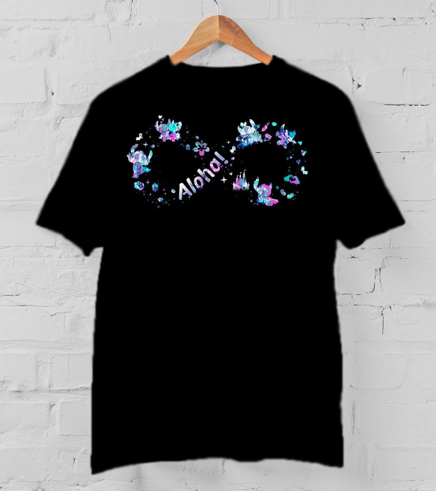 Aloha Stitch Infinity Heart T-Shirt