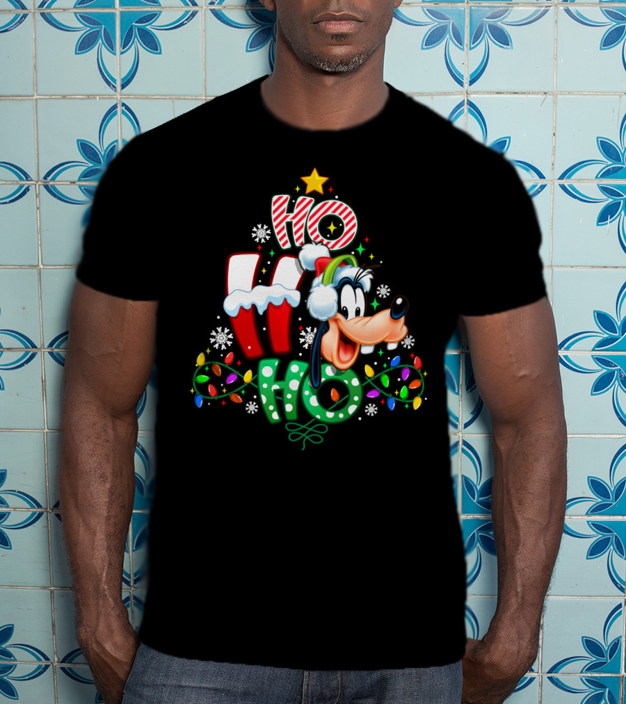 Disney Goofy Christmas Ho Ho Ho T-Shirt