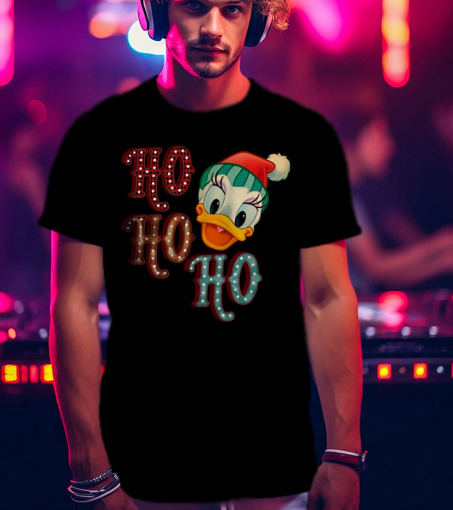 Ho Ho Ho Daisy Holiday Fun T-Shirt