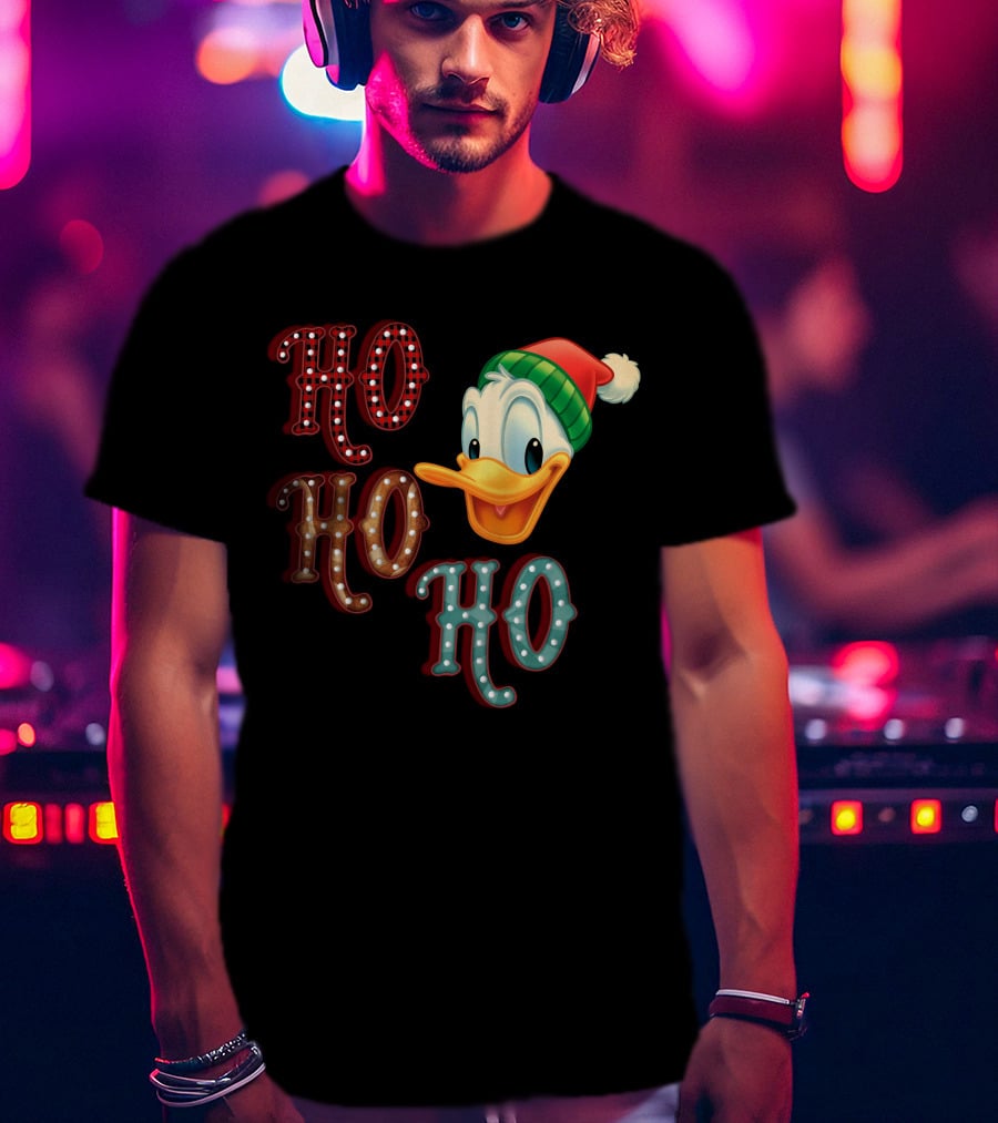 Ho Ho Ho Donald Christmas Hat T-Shirt