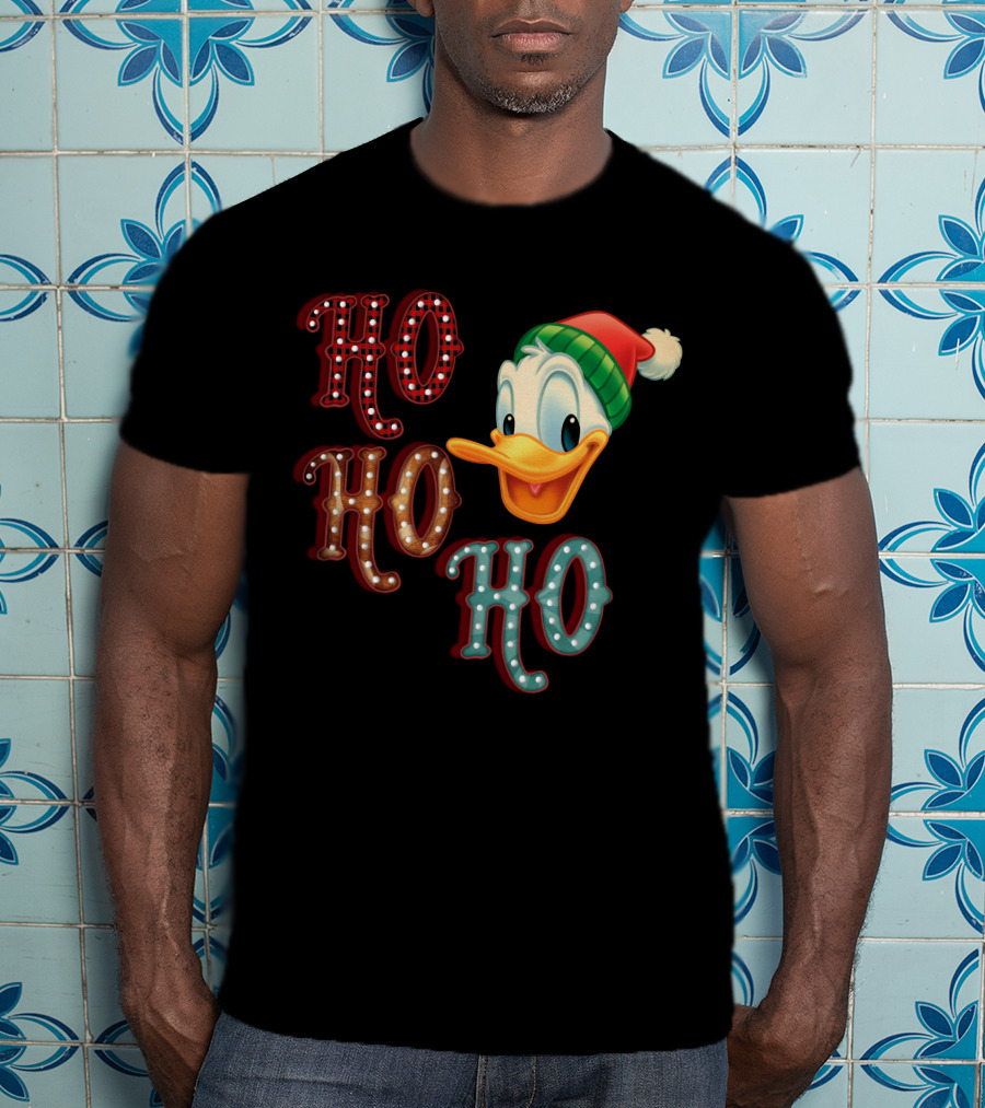 Ho Ho Ho Donald Christmas Hat T-Shirt