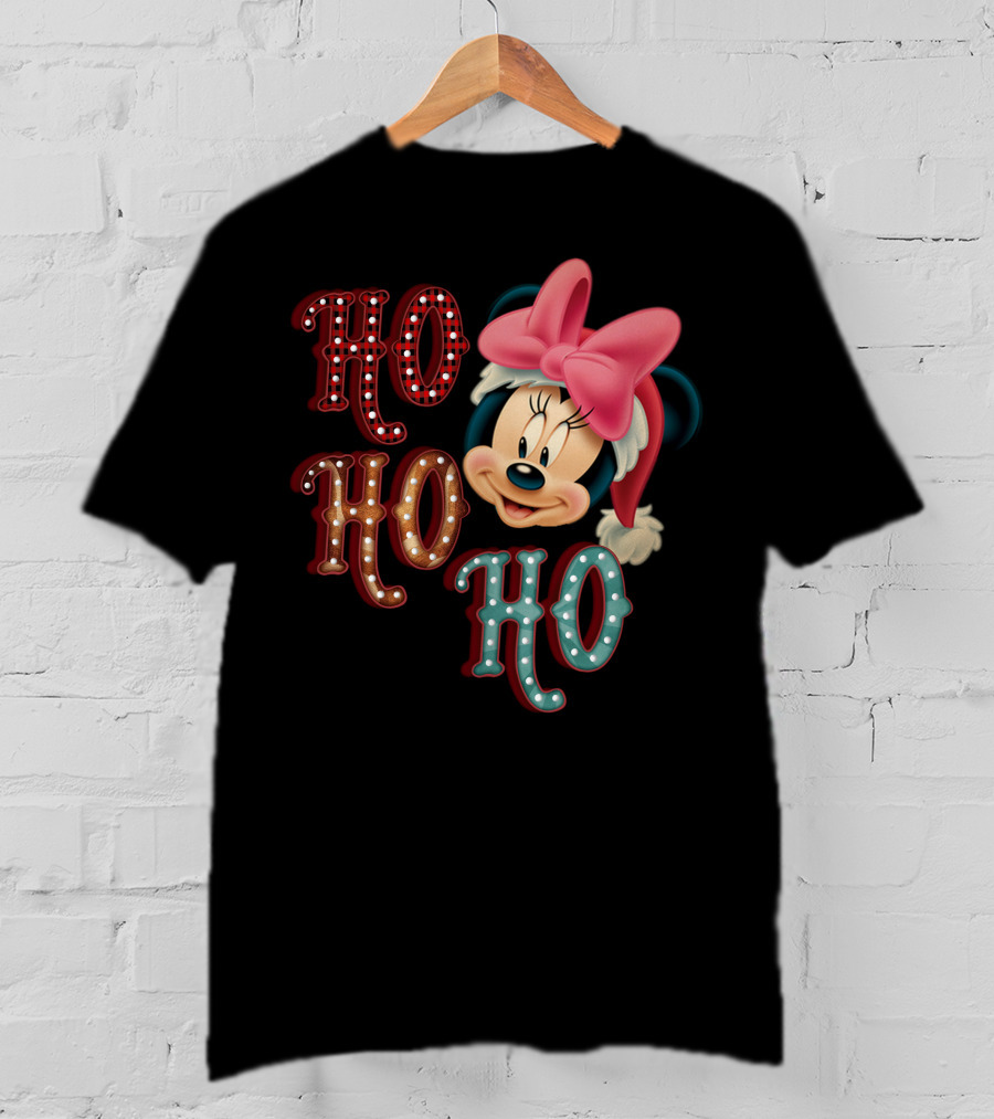 Minnie Mouse Christmas Ho Ho Ho T-Shirt