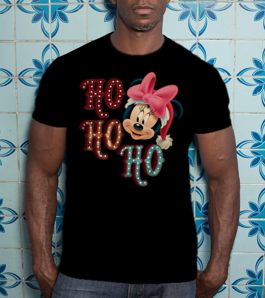 Minnie Mouse Christmas Ho Ho Ho T-Shirt