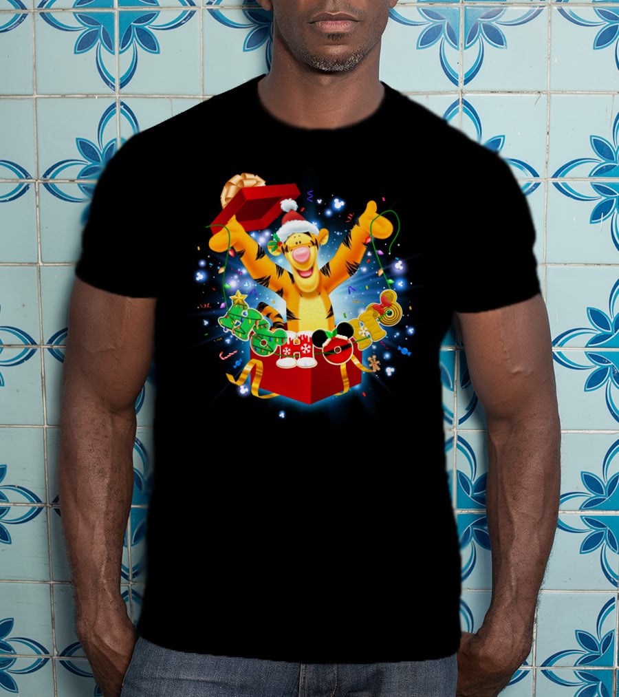 Tigger Christmas Celebration Disney Magic Pixar T-Shirt