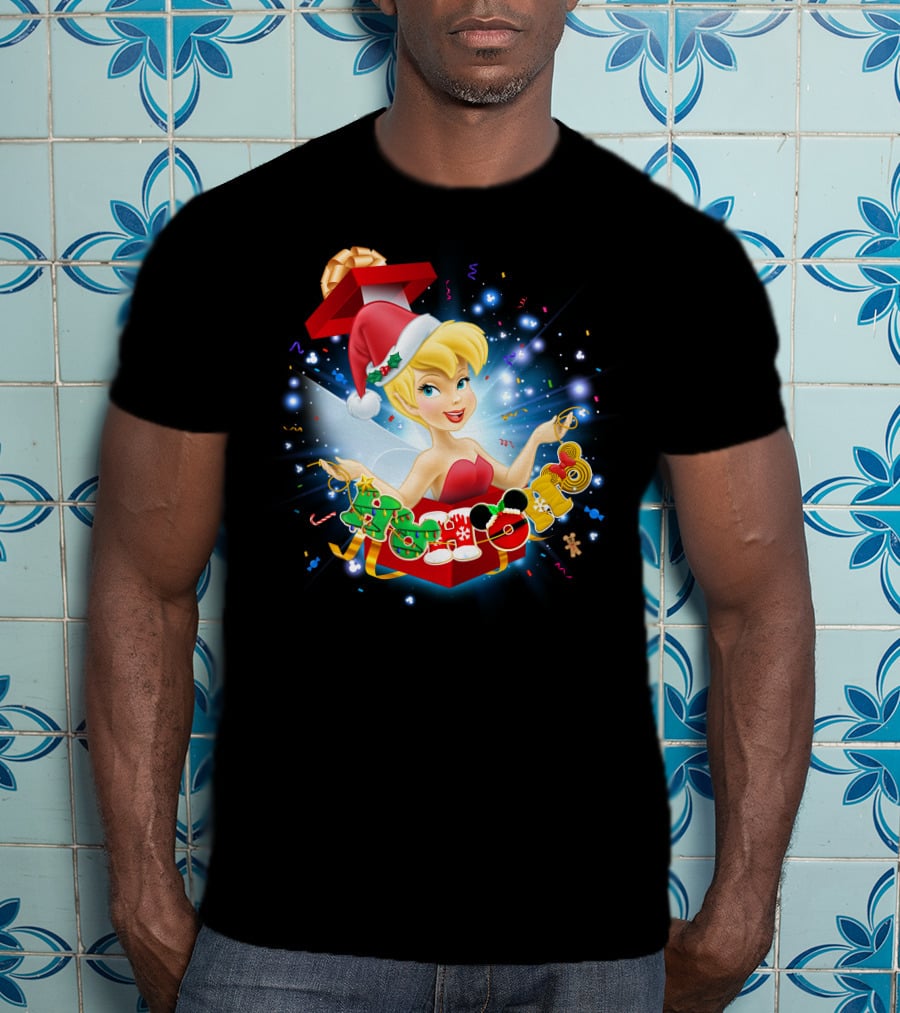 Tinkerbell Christmas Lights Magic T-Shirt