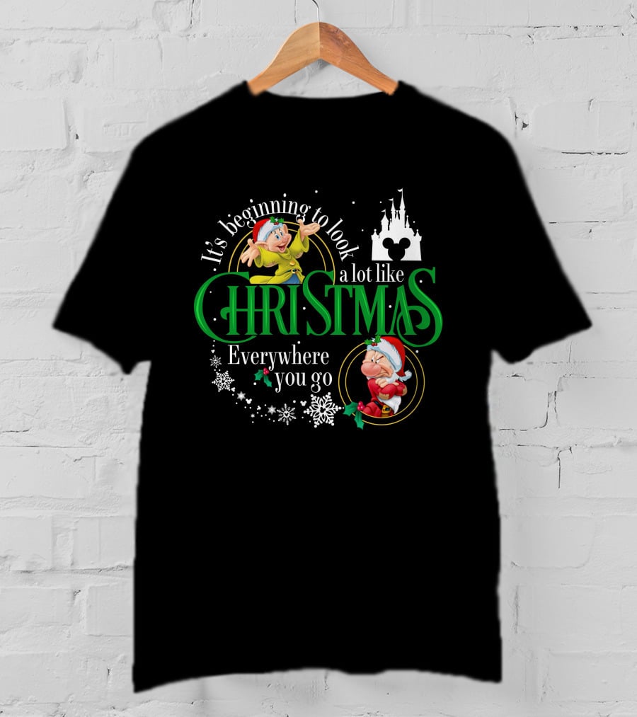 It's Beginning To Look A Lot Like Christmas Everywhere You Go T-Shirt