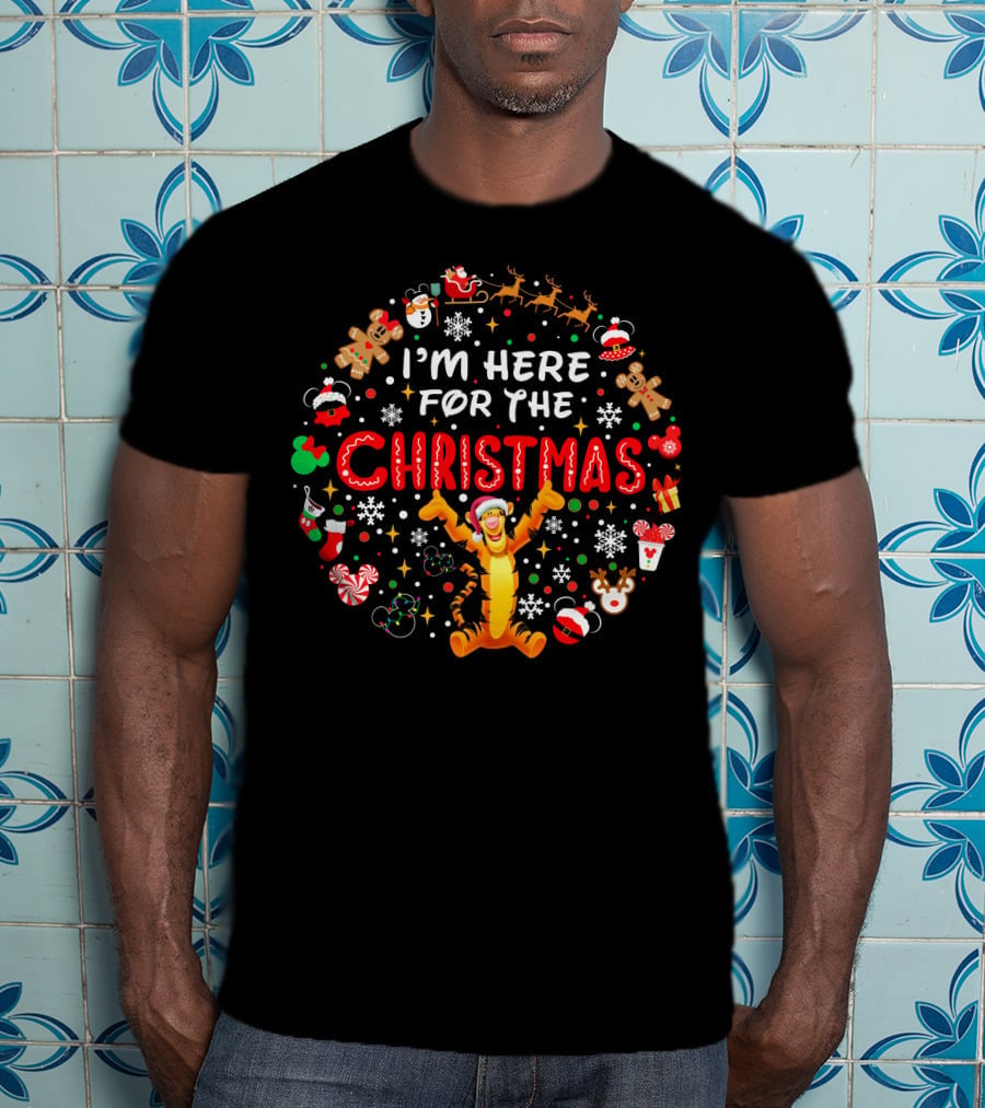 I'm Here For The Christmas Tigger Disney Holiday Celebration T-Shirt
