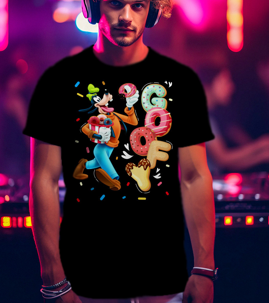 Goofy Donuts Ice Cream Sprinkles Celebration T-Shirt