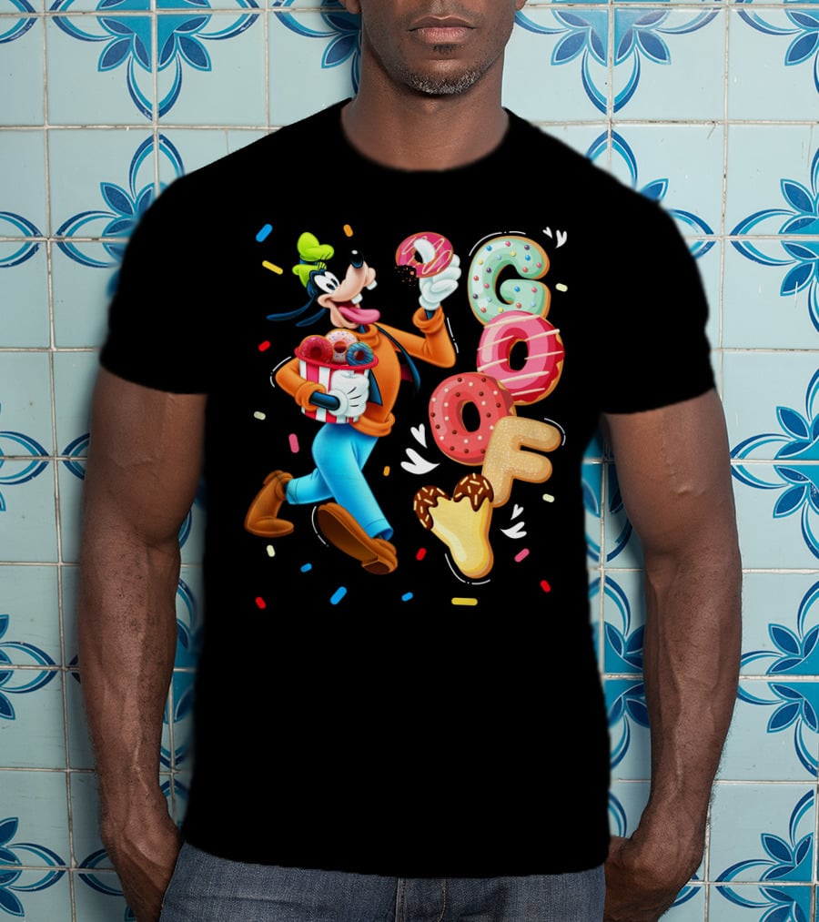 Goofy Donuts Ice Cream Sprinkles Celebration T-Shirt