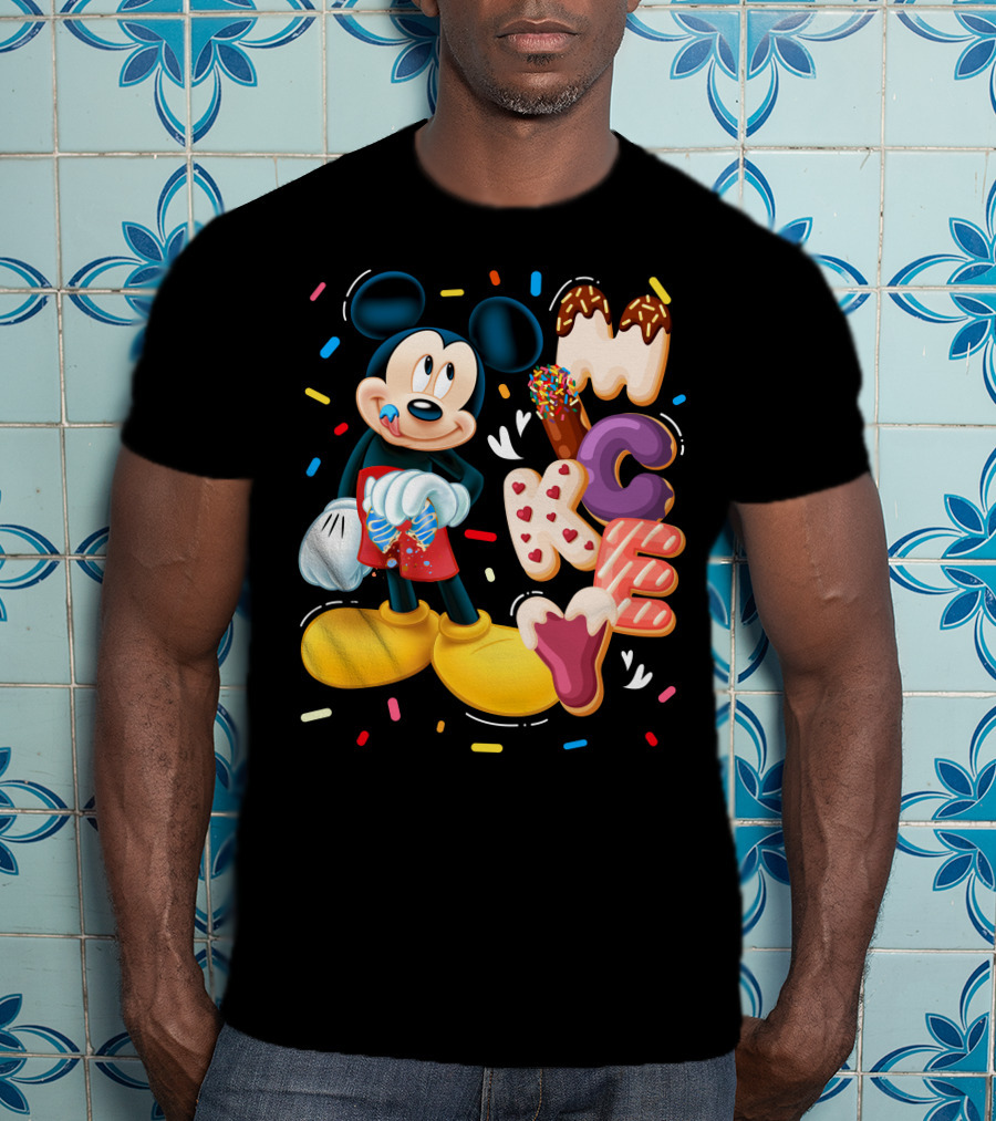 Mickey Mouse Donut Sprinkles T-Shirt